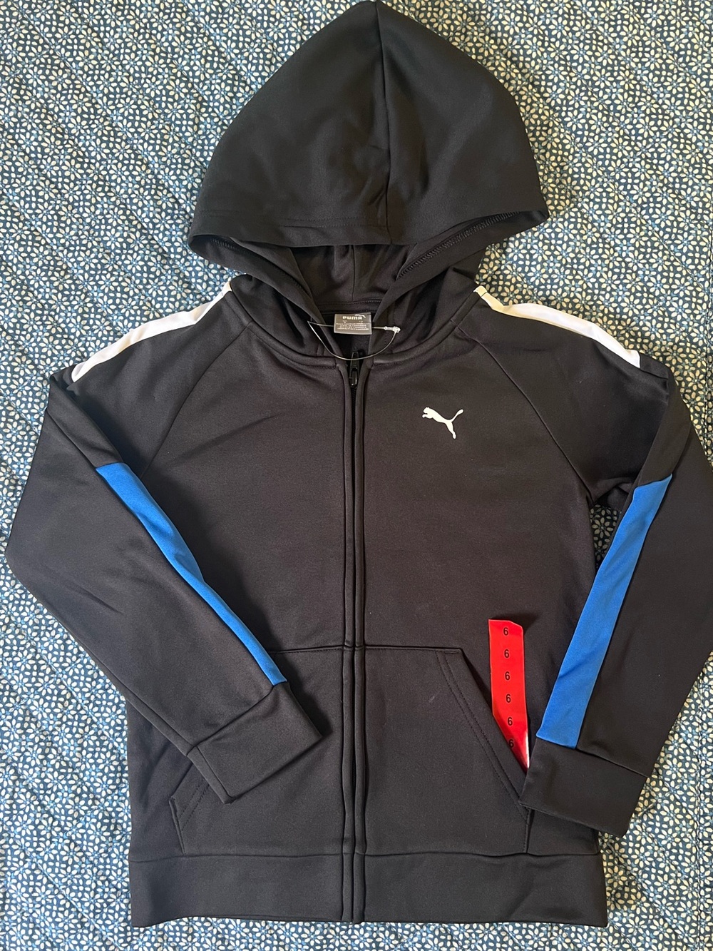 Puma Zipup athletic hoodie Boys 6